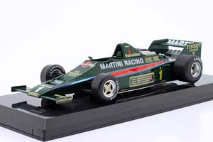 LOTUS F1 80 TEAM MARTINI RACING #1 SEASON 1979 MARIO ANDRETTI BLISTER BOX GREEN