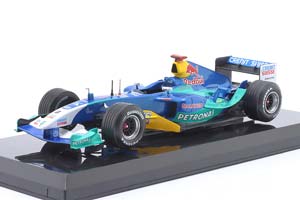 SAUBER F1 C23 PETRONAS #11 SEASON 2004 GIANCARLO FISICHELLA WITH SHOWCASE BLUE GREEN