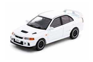 MITSUBISHI LANCER EVOLUTION IV EVO 4 1996 WHITE / МИТСУБИСИ ЛАНЦЕР БЕЛЫЙ (ДЛИНА 7-10 СМ)