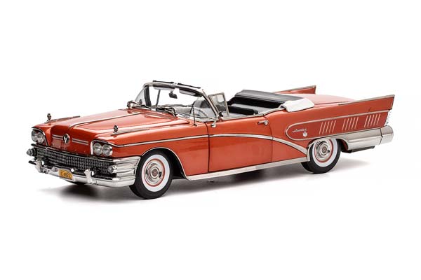 BUICK LIMITED RIVERA CONVERTIBLE 1958 GARNETT RED / БЬЮИК РИВЬЕРА КРАСНЫЙ