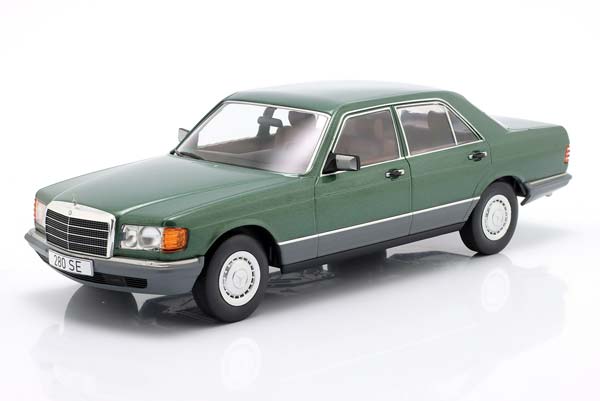 MERCEDES-BENZ 280 SE S-CLASS (W126) 1979 DARK GREEN METALLIC
