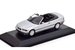 BMW E36 3-SERIES CABRIOLET 1993 / БМВ 3-Я СЕРИЯ СЕРЕБРИСТЫЙ МЕТАЛЛИК