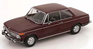 BMW 2002 TI 1 SERIES 1971 DARKRED-METALLIC