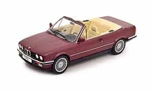 BMW 325I CONVERTIBLE (E30) 1985 METALLIC DARK RED / БМВ 325 КАБРИОЛЕТ КРАСНЫЙ
