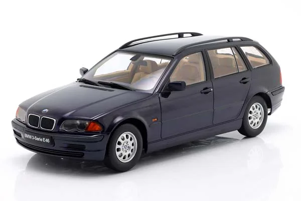 BMW 3ER E46 TOURING 1999 DARK BLUE METALLIC