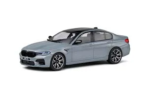 BMW M5 F90 COMPETITION 2024 LIGHT GREY METALLIC/BLACK / БМВ М5 КОМПЕТИШН СЕРЫЙ (ДЛИНА 12 СМ)