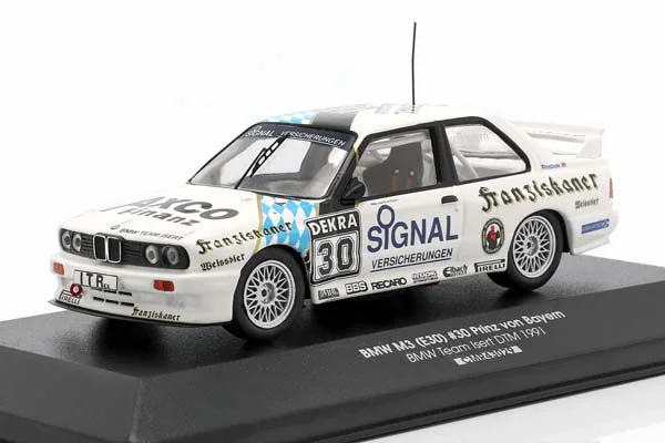 BMW E30 M3 SPORT EVOLUTION DTM PRINZ VON BAYERN 1991 #30 WHITE