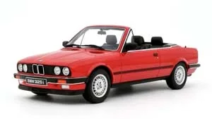 BMW 325I (E30) CONVERTIBLE YEAR 1986 RED OTTOMOBILE / БМВ 325I КАБРИОЛЕТ BRIGHT КРАСНЫЙ 308