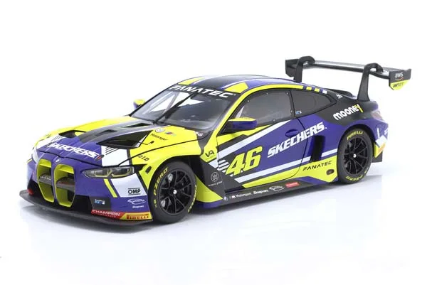 BMW M4 GT3 #46 PRESENTATION CAR 2023 TEAM WRT VALENTINO ROSSI / БМВ M4 ГТ3 ПРЕСЕНТАТИОН АВТОМОБИЛЬ КОМАНДА ВРТ ВАЛЕНТИНО РОССИ