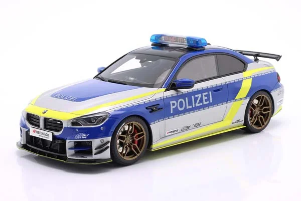 BMW M2 AC SCHNITZER ACS2 SPORT POLICE 2024 BLUE / SILVER / YELLOW / БМВ M2 АК ШНИЦЕР ACS2 СПОРТ ПОЛИЦИЯ СИНИЙ СЕРЕБРИСТЫЙ ЖЕЛТЫЙ