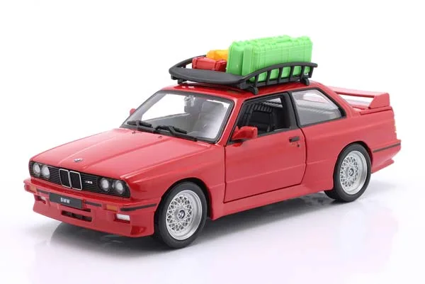 BMW M3 E30 WITH ROOF RACK YEAR 1988 RED / БМВ M3 E30 РУФ РАК КРАСНЫЙ