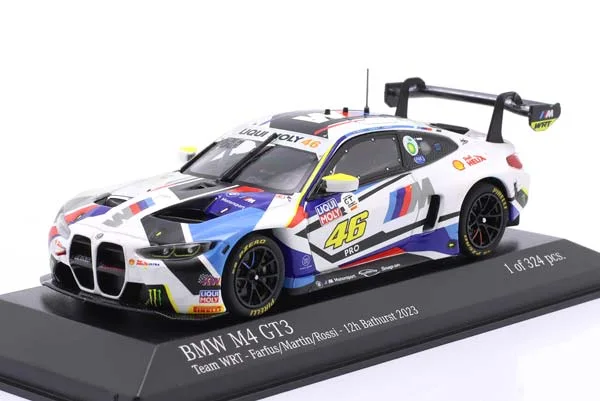 BMW M4 GT3 #46 6TH 12H BATHURST 2023 FARFUS, MARTIN, ROSSI / БМВ M4 ГТ3 6 МЕСТО 12 ЧАСОВ БАТЕРСТ ФАРФУС МАРТИН РОССИ