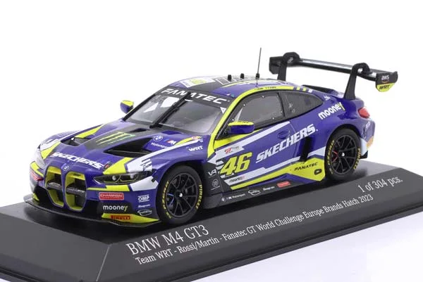 BMW M4 GT3 #46 FIRST PODIUM GTWCE BRANDS HATCH 2023 ROSSI, MARTIN / БМВ M4 ГТ3 ПЕРВЫЙ ПОДИУМ ГТВКЕ БРАНДС ХАТЧ РОССИ МАРТИН
