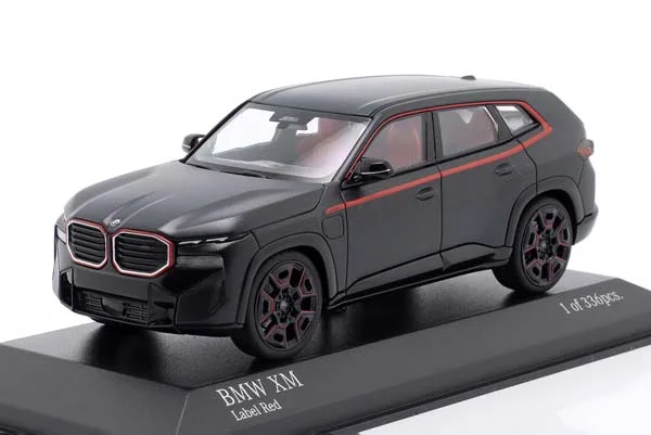 BMW XM (G09) LABEL RED YEAR 2023 BLACK METALLIC / БМВ ХМ G09 ЛАБЕЛ КРАСНЫЙ ЧЕРНЫЙ МЕТАЛЛИК